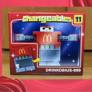 McDonald’s  X Changeables 2026 Happy Meal Toy #11 Drinkobius-999 OS